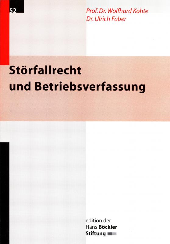 Cover-Bild Störfallrecht und Betriebsverfassung