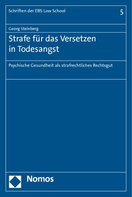 Cover-Bild Strafe für das Versetzen in Todesangst