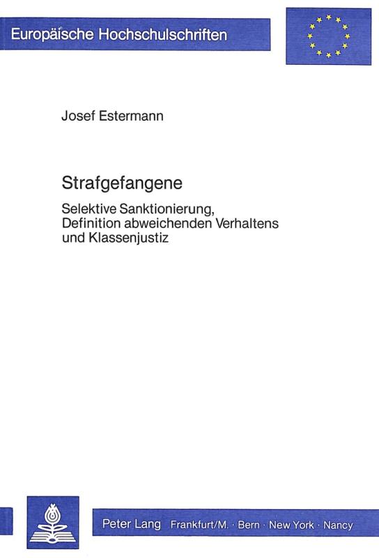 Cover-Bild Strafgefangene