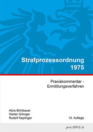 Cover-Bild Strafprozessordnung 1975