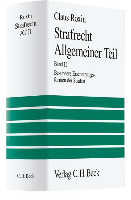 Cover-Bild Strafrecht Allgemeiner Teil Bd. 2: Besondere Erscheinungsformen der Straftat