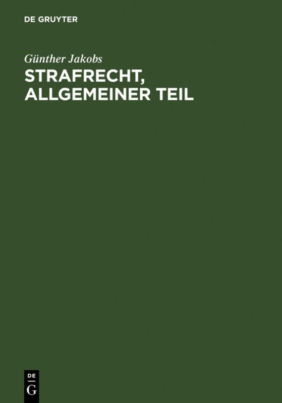 Cover-Bild Strafrecht, Allgemeiner Teil