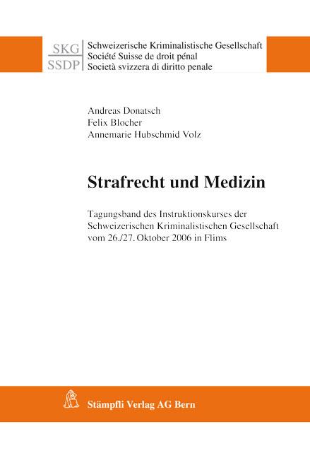 Cover-Bild Strafrecht und Medizin