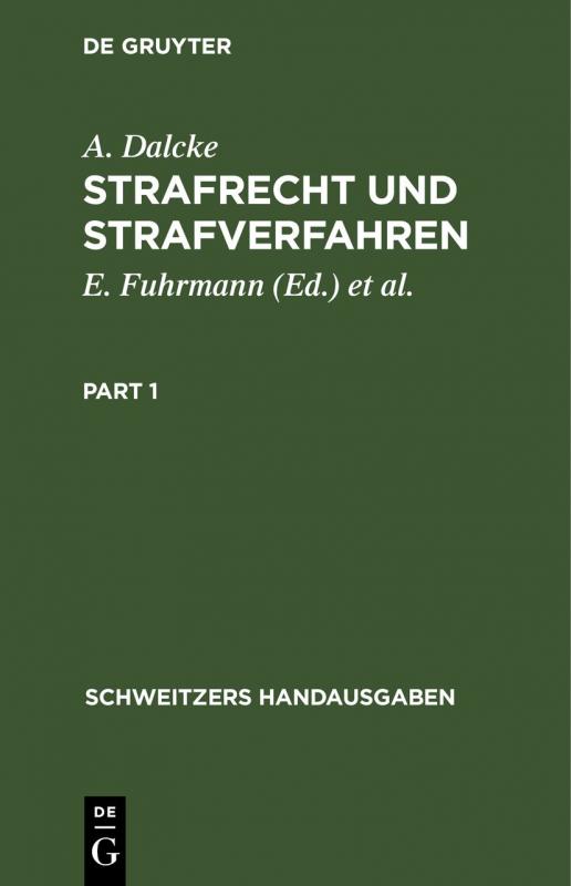 Cover-Bild Strafrecht und Strafverfahren