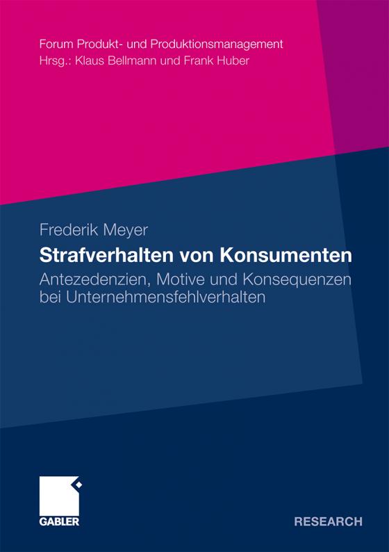 Cover-Bild Strafverhalten von Konsumenten