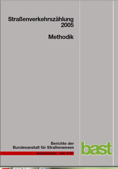 Cover-Bild Straßenverkehrszählung 2005