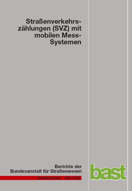 Cover-Bild Straßenverkehrszählungen (SVZ) mit mobilen Mess-Systemen