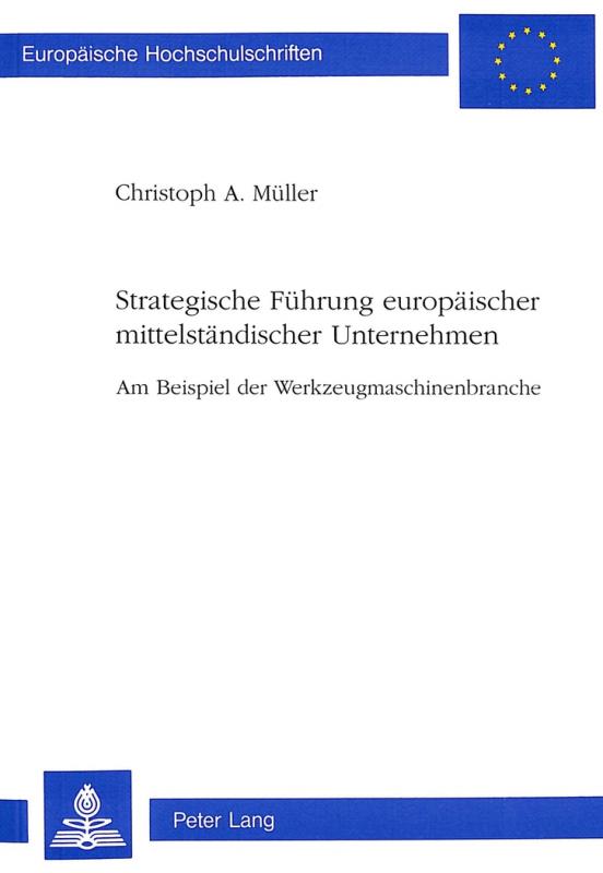 Cover-Bild Strategische Führung europäischer mittelständischer Unternehmen