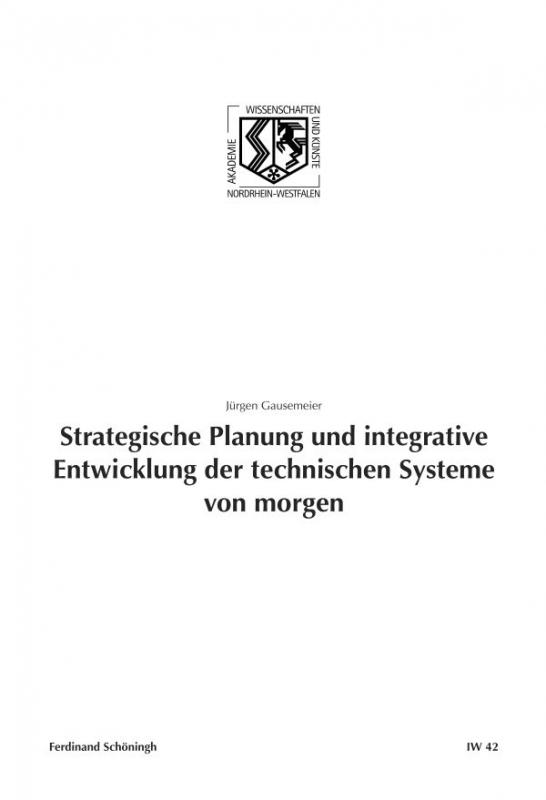Cover-Bild Strategische Planung und integrative Entwicklung der technischen Systeme von morgen