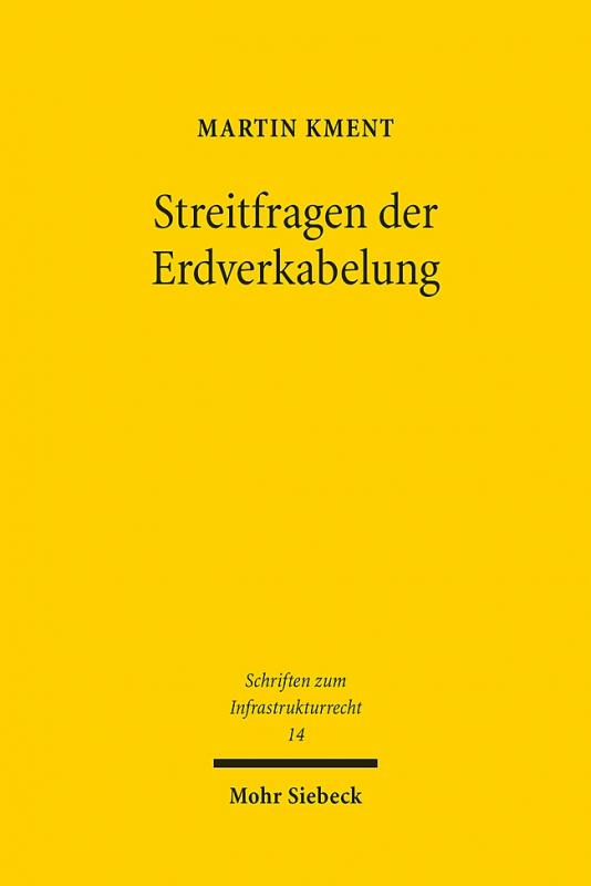 Cover-Bild Streitfragen der Erdverkabelung