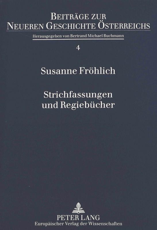 Cover-Bild Strichfassungen und Regiebücher