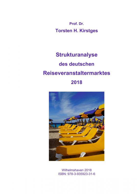 Cover-Bild Strukturanalyse des deutschen Reiseveranstaltermarktes 2018