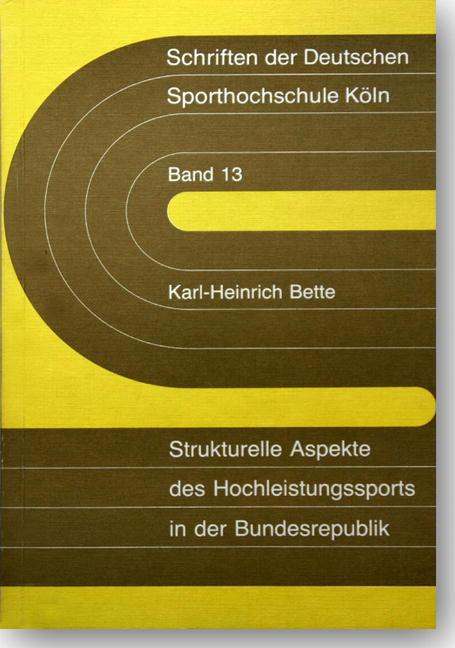 Cover-Bild Strukturelle Aspekte des Hochleistungssports in der Bundesrepublik