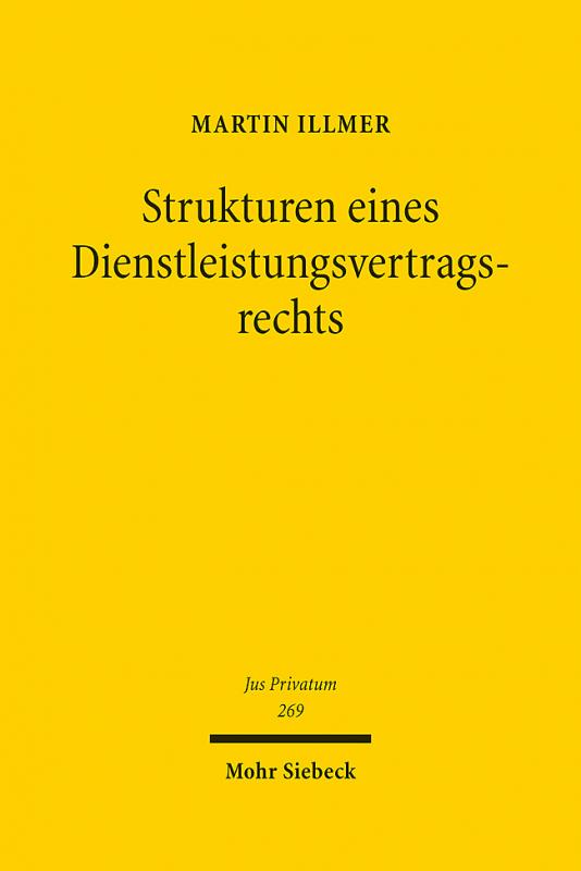 Cover-Bild Strukturen eines Dienstleistungsvertragsrechts