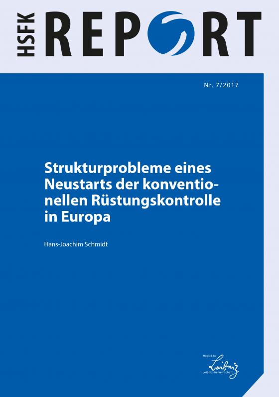 Cover-Bild Strukturprobleme eines Neustarts der konventio - nellen Rüstungskontrolle in Europa