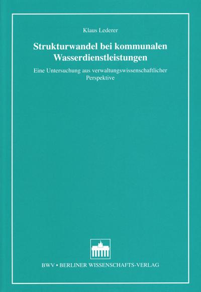 Cover-Bild Strukturwandel bei kommunalen Wasserdienstleistungen