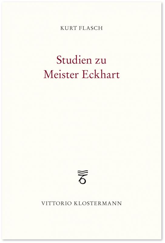 Cover-Bild Studien zu Meister Eckhart