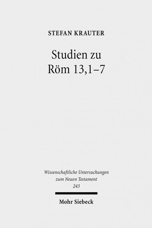 Cover-Bild Studien zu Röm 13,1-7