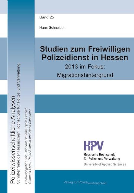 Cover-Bild Studien zum Freiwilligen Polizeidienst in Hessen