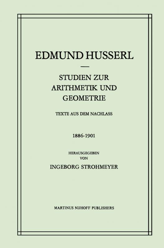 Cover-Bild Studien zur Arithmetik und Geometrie