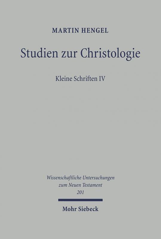 Cover-Bild Studien zur Christologie