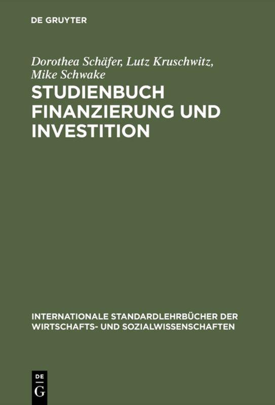 Cover-Bild Studienbuch Finanzierung und Investition