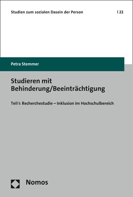 Cover-Bild Studieren mit Behinderung/Beeinträchtigung