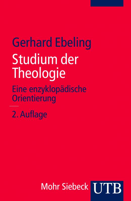 Cover-Bild Studium der Theologie
