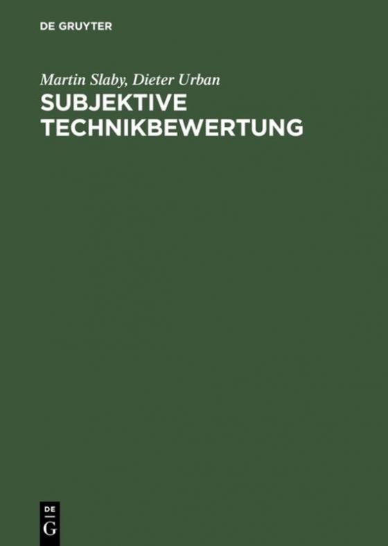 Cover-Bild Subjektive Technikbewertung