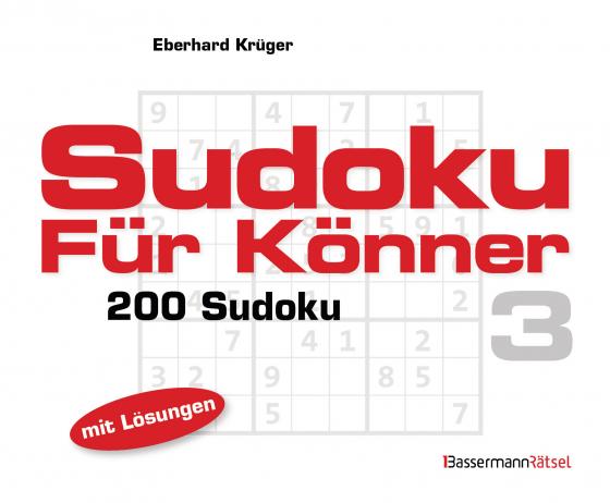 Cover-Bild Sudoku für Könner 3 (5 Exemplare à 2,99 €)