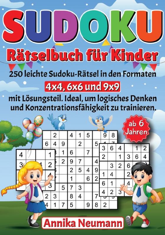 Cover-Bild Sudoku Rätselbuch für Kinder ab 6 Jahren