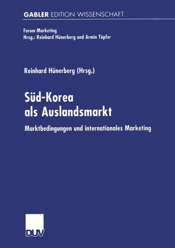 Cover-Bild Süd-Korea als Auslandsmarkt