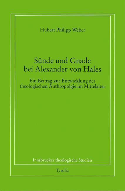 Cover-Bild Sünde und Gnade bei Alexander von Hales