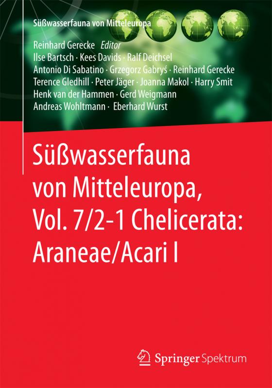 Cover-Bild Süßwasserfauna von Mitteleuropa, Vol. 7/2-1 Chelicerata: Araneae/Acari I