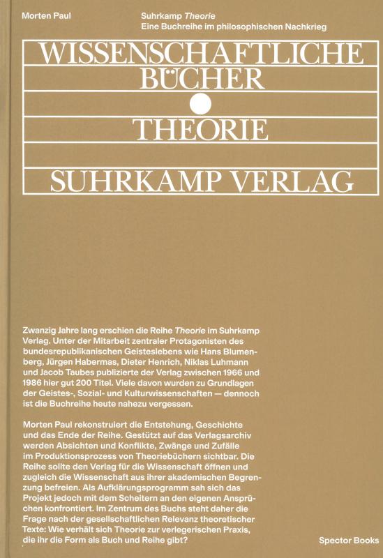 Cover-Bild Suhrkamp Theorie