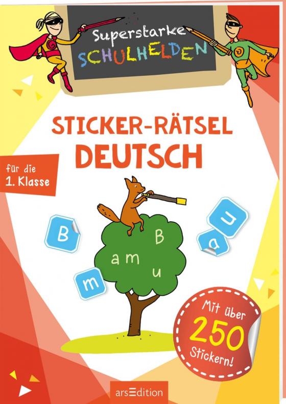 Cover-Bild Superstarke Schulhelden - Sticker-Rätsel Deutsch