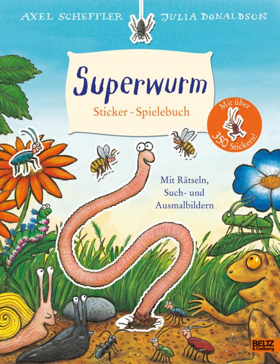 Cover-Bild Superwurm. Sticker-Spielebuch