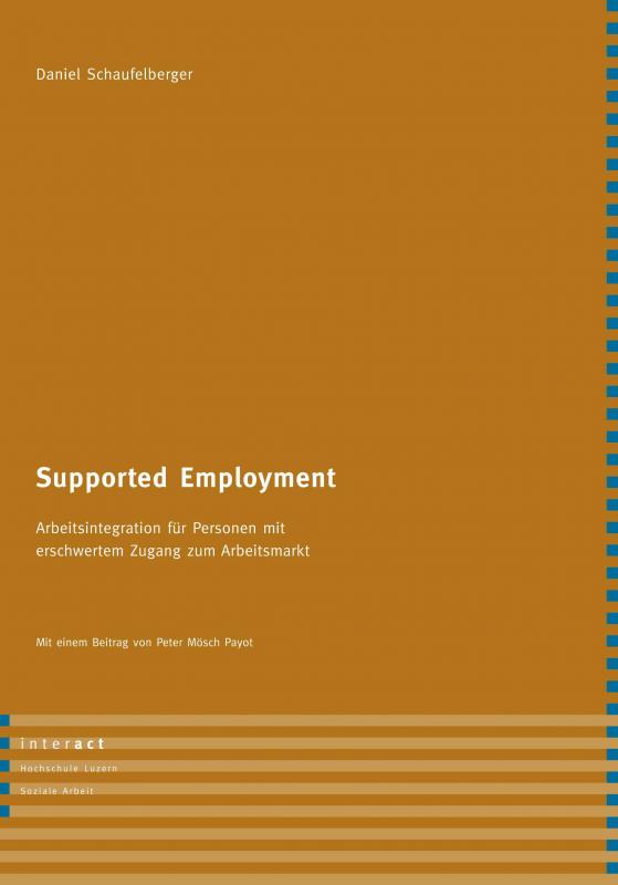 Cover-Bild Supported Employment