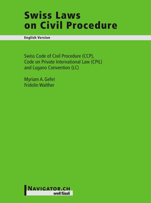 Cover-Bild Swiss Laws on Civil Procedure