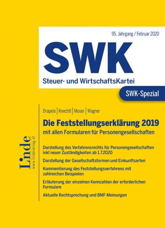 Cover-Bild SWK-Spezial Die Feststellungserklärung 2019