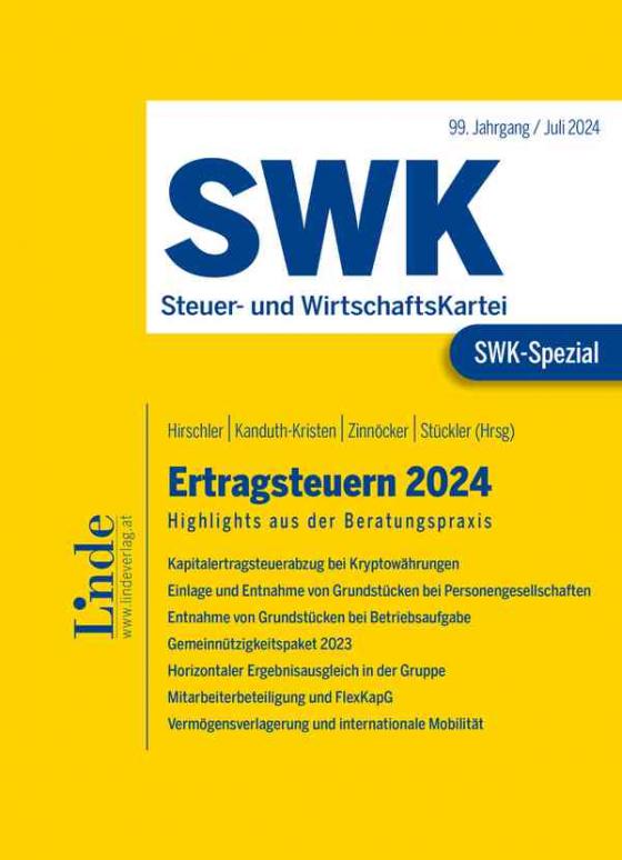 Cover-Bild SWK-Spezial Ertragsteuern 2024