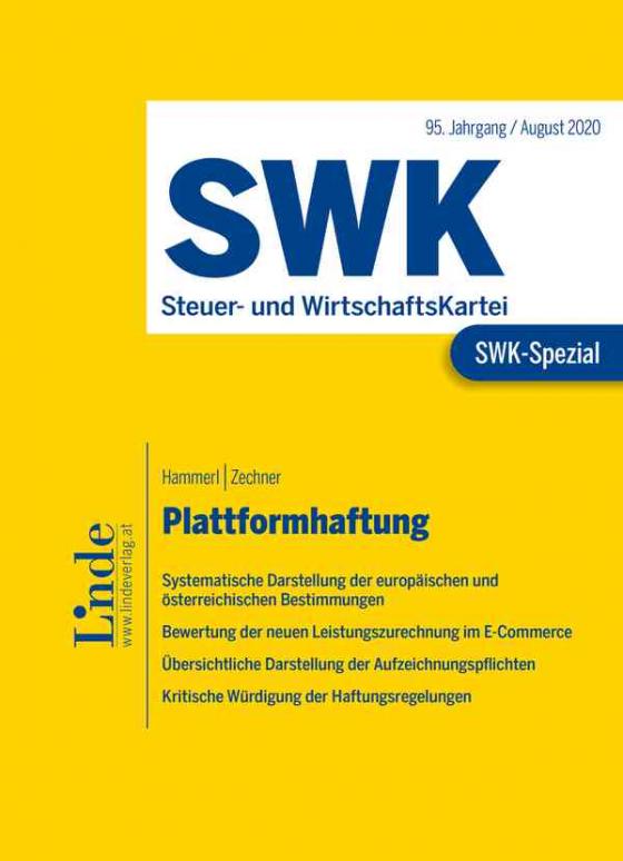 Cover-Bild SWK-Spezial Plattformhaftung