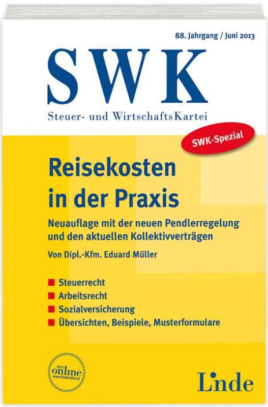 Cover-Bild SWK-Spezial Reisekosten in der Praxis