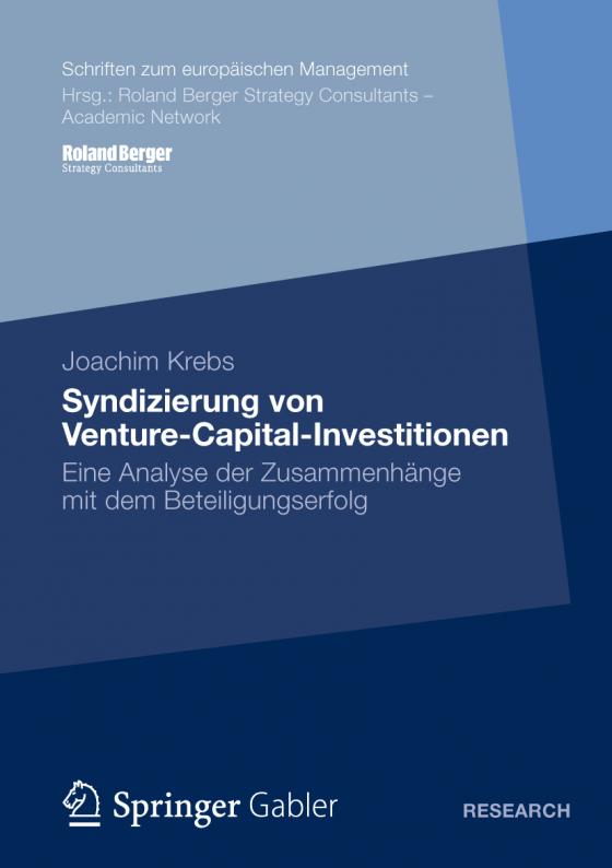 Cover-Bild Syndizierung von Venture-Capital-Investitionen