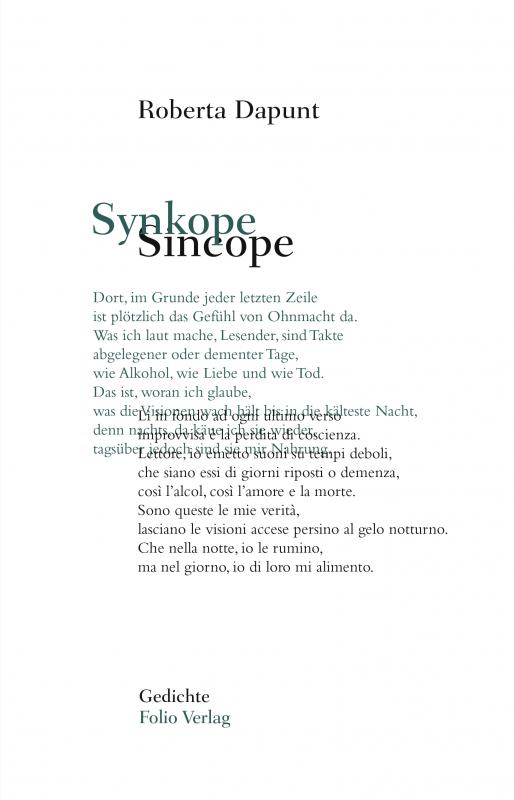 Cover-Bild Synkope / Sincope