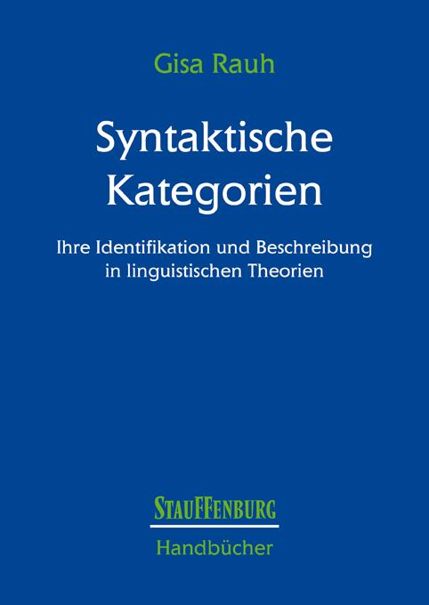 Cover-Bild Syntaktische Kategorien