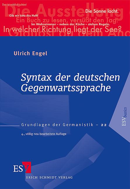 Cover-Bild Syntax der deutschen Gegenwartssprache