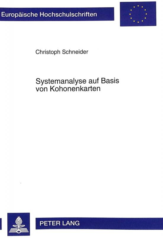 Cover-Bild Systemanalyse auf Basis von Kohonenkarten