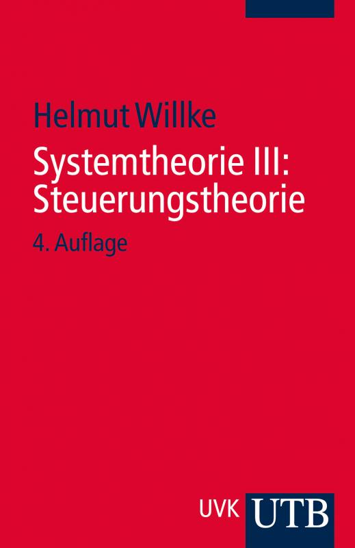 Cover-Bild Systemtheorie III: Steuerungstheorie