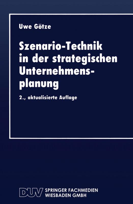 Cover-Bild Szenario-Technik in der strategischen Unternehmensplanung